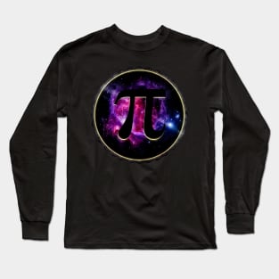 PI Day Universe Badge Design Long Sleeve T-Shirt